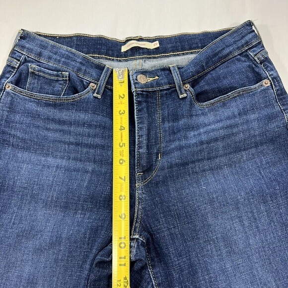 Levis‎ Classic Straight Women Stretch Jeans Blue Size 8S W29 L28 - Picture 9 of 11